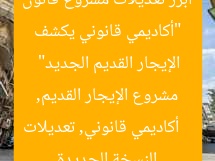 “أكاديمي قانوني يكشف أبرز تعديلات مشروع قانون الإيجار القديم الجديد”  
أكاديمي قانوني, تعديلات مشروع الإيجار القديم, النسخة الجديدة
