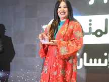 أول تعليق من انتصار بعد تكريمها من «القومي لحقوق الإنسان» (صور)