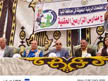 محافظ المنيا يشارك في حفل تخرج مدارس المزارعين الحقلية التابعة لمنظمة «الفاو»