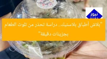 “بلاش أطباق بلاستيك.. دراسة تحذر من تلوث الطعام بجزيئات دقيقة”