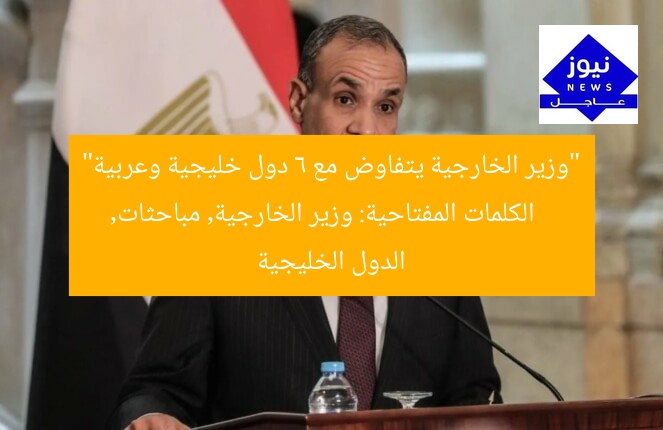 “وزير الخارجية يتفاوض مع 6 دول خليجية وعربية”  
الكلمات المفتاحية: وزير الخارجية, مباحثات, الدول الخليجية