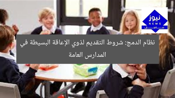 نظام الدمج: شروط التقديم لذوي الإعاقة البسيطة في المدارس العامة