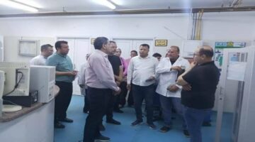رئيس الطب العلاجي يتفقد مجمع مستشفيات منوف