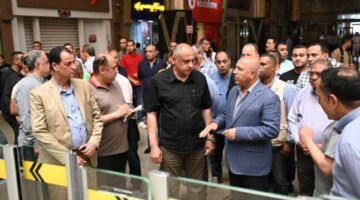مع انتهاء إجازة عيد الأضحى المبارك.. كامل الوزير يتفقد محطة مصر