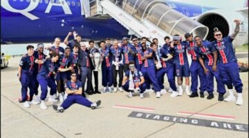 موكب احتفالي في الشانزليزيه بعد تتويج باريس بلقب دوري أبطال أوروبا «فيديو»