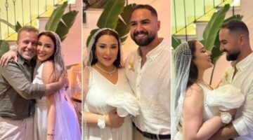 «همشي في يوم من الأيام».. شريف منير يوجه رسالة مؤثرة لزوج ابنته أسما (فيديو)