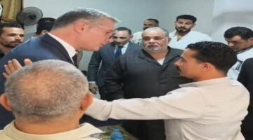 وزير البترول يقدم التعازى لأسرة الشهيد خالد عبد العزيز في مسقط رأسه بالدقهلية