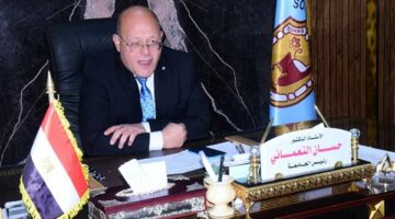وفد من القساوسة يزور جامعة سوهاج للتهنئة بعيد الأضحي
