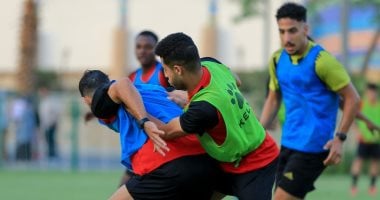 جدية وحماس فى مران المقاولون العرب استعدادا للموسم الجديد