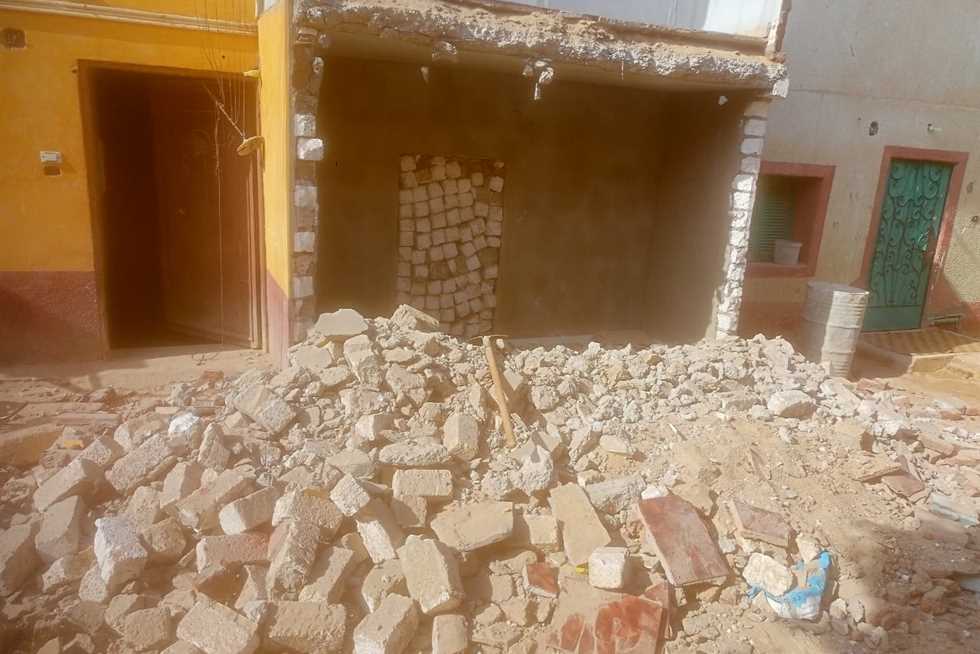 إزالة تعديات على 81 فدانًا من أملاك الدولة والزراعات في أرمنت غرب الأقصر