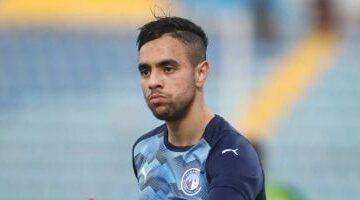 طرد محمد الشيبى فى مباراة بيراميدز ومودرن.. واللاعب يغيب عن مباراة الأهلى