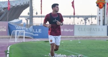 محمد عادل يشارك فى مران سيراميكا ويعلن جاهزيته لمواجهة زد بالدورى