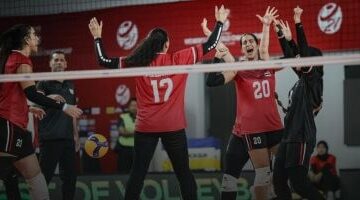 منتخب شابات الطائرة فى مواجهة الجزائر ببطولة العالم بإندونيسيا