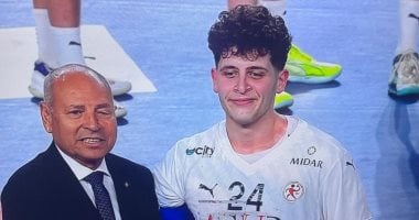 يوسف عبد الغني أفضل لاعب في مباراة مصر والدنمارك ببطولة العالم