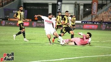 بدلاء الزمالك يؤدون تدريبات خاصة فى استاد القاهرة بعد التعادل مع المقاولون
