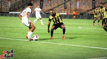 75 دقيقة خالية من الأهداف بين الزمالك والمقاولون العرب.. صور