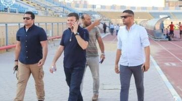 لجنة من الدفاع المدنى لمراجعة اشتراطات الأمن باستاد الإسماعيلية لاستضافة المباريات