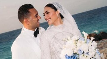 زفاف أحمد الجندي.. أغسطس شهر السعادة لبطل الأولمبياد (صور)