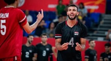 حودة لاعب طائرة الزمالك أفضل ضارب ببطولة العالم للشباب برصيد 56 نقطة