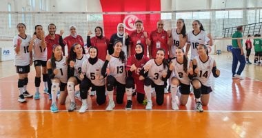 فوز ناشئات مصر للكرة الطائرة على الجزائر فى بطولة أفريقيا