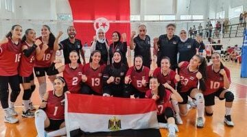 ناشئات الطائرة يتوجن ببطولة أفريقيا ويتأهلن رسميًا إلى كأس العالم