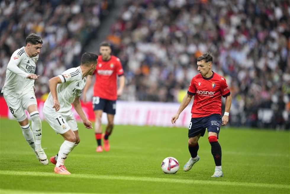 القنوات الناقلة لمباراة ريال مدريد وأوساسونا مباشر اليوم في الدوري الإسباني