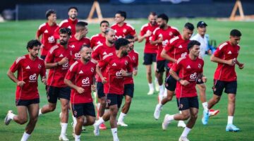 بشرى سارة في مران الأهلي قبل مواجهة غزل المحلة