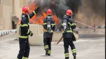 ماس كهربائي.. السيطرة على حريق هائل داخل شقة بالغربية 