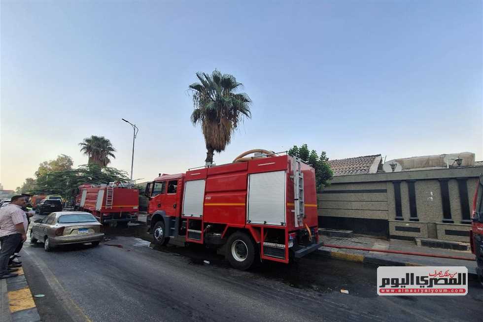 السيطرة على حريق في مبنى الإدارة الهندسية بحي شرق شبرا الخيمة