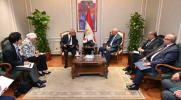كامل الوزير يستقبل السفير الياباني بالقاهرة لمتابعة الموقف التنفيذي للمشروعات المشتركة