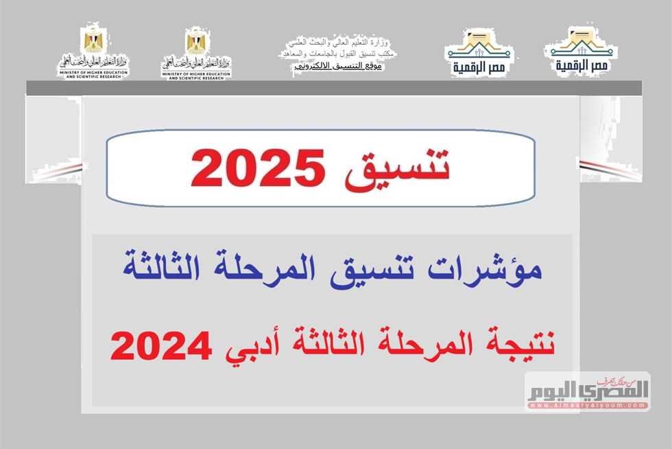 تنسيق المرحلة الثالثة 2025 أدبي.. توقعات الكليات كاملة (الحد الأدنى 2024)