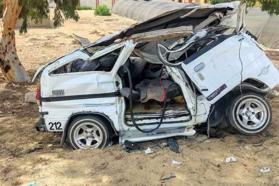 إصابة 15 شخصا في تصادم ميكروباص وسيارة ملاكي على طريق مطروح– الإسكندرية