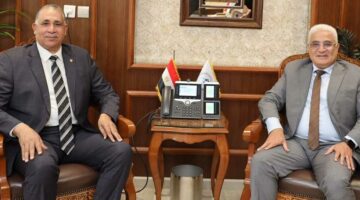اللواء جمال عوض يلتقي نقيب المحامين لبحث التعاون في ملف التأمينات الاجتماعية