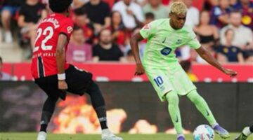 برشلونة يهزم مايوركا في الدوري الإسباني (فيديو)