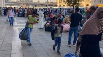 انطلاق القطار السادس للعودة الطوعية للسودانيين من محطة مصر (صور)