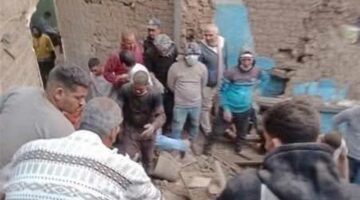 انهيار عقار في سوهاج يودي بحياة 3 أشخاص ويصيب 4 آخرين