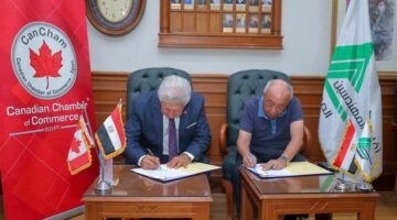نقيب المهندسين يوقع بروتوكول تعاون مع الغرفة التجارية الكندية