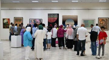 افتتاح فعاليات الملتقى الأول للفنون التشكيلية بقصر الإبداع