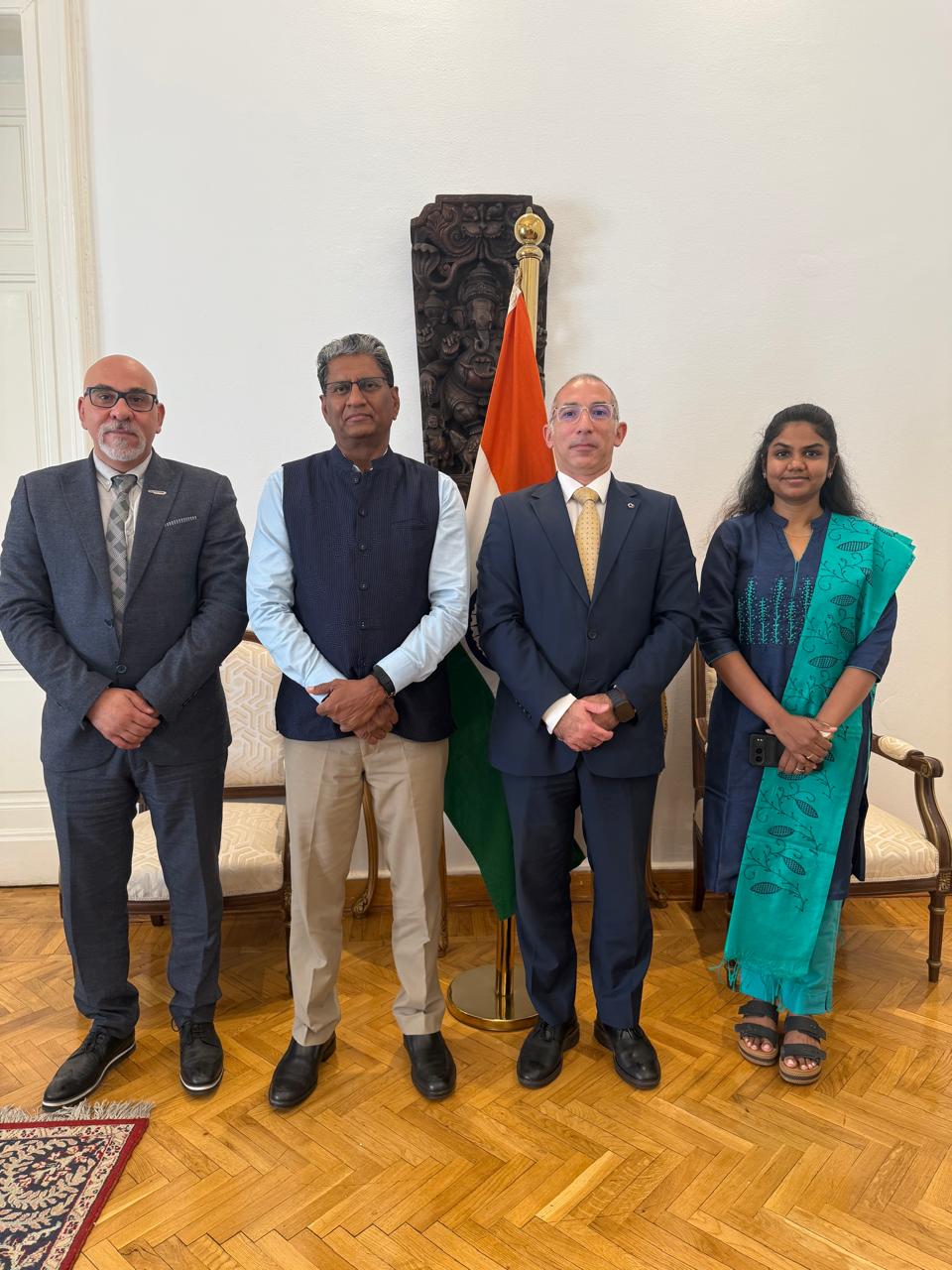 Orascom Industrial Parks CEO Meets Indian Ambassador to Discuss Investment Prospects