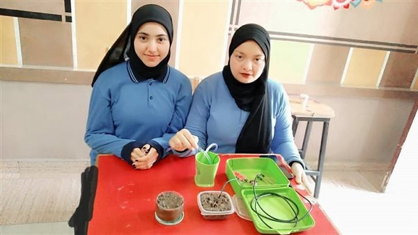 "الري الذكي.. لحماية التربة من الجفاف" ابتكار طالبات مدرسة الميدان الثانوية الصناعية