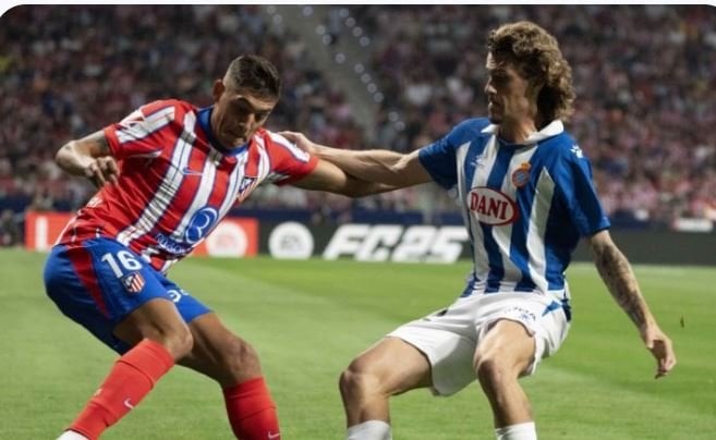 إسبانيول يفوز على أتلتيكو مدريد ٢-١ في الليجا