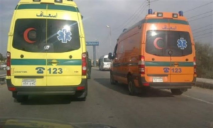إصابة 5 أشخاص في حادث انقلاب ميكروباص على الطريق الزراعي بالقليوبية