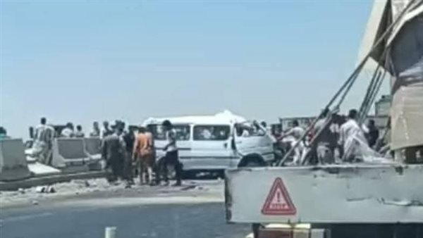 إصابة 5 أشخاص في حادث تصادم على طريق «طوخ – شبين القناطر» بالقليوبية