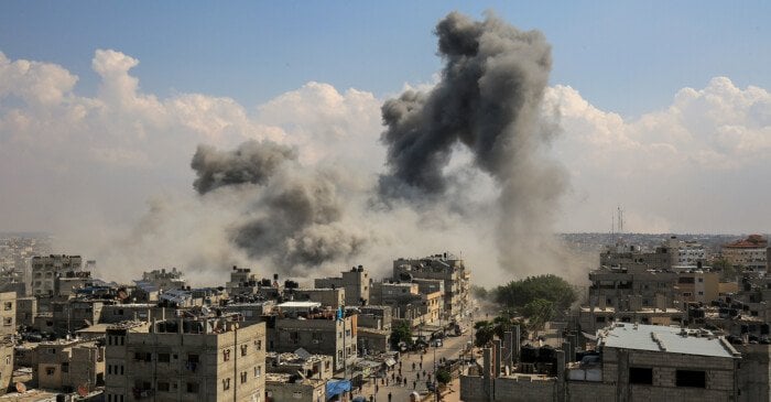 استشهاد 3 فلسطينيين جراء قصف الاحتلال لخيام نازحين غربي غزة