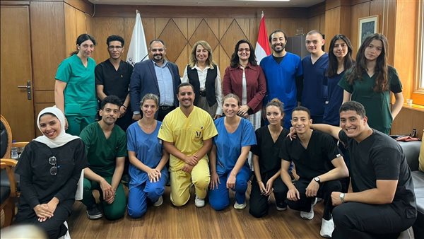استمرار فعاليات برنامج التبادل الطلابي بكلية الطب جامعة حلوان