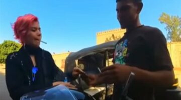 الأمن يصدر بيانا بعد فيديو التحرش بـ "سائحة التوكتوك"