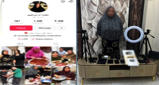 البلوجر نعمة أم إبراهيم خلال التحقيقات: «أنا غلبانه وكل اللي يشوفني طمعان فيا»