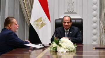 السيسي يجتمع مع محافظ البنك المركزي