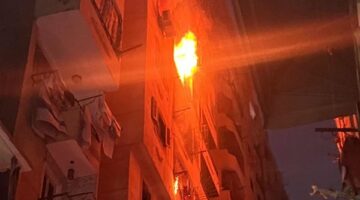 السيطرة على حريق نشب داخل مصنع ملابس بمنطقة أبيس بالإسكندرية