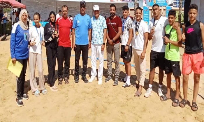 ب 10 ميداليات ذهبية وفضية.. البحيرة تتوج ببطولة الجمهورية في المصارعة الشاطئية